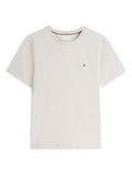 TOMMY HILFIGER Ess Seasonal Reg Fit Solid Tee Newsprint - image 6