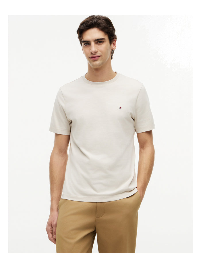 TOMMY HILFIGER Ess Seasonal Reg Fit Solid Tee Newsprint - image 2