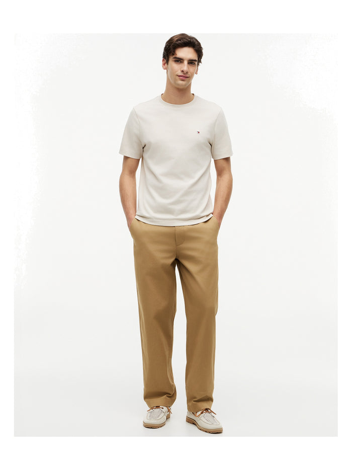 TOMMY HILFIGER Ess Seasonal Reg Fit Solid Tee Newsprint - image 3