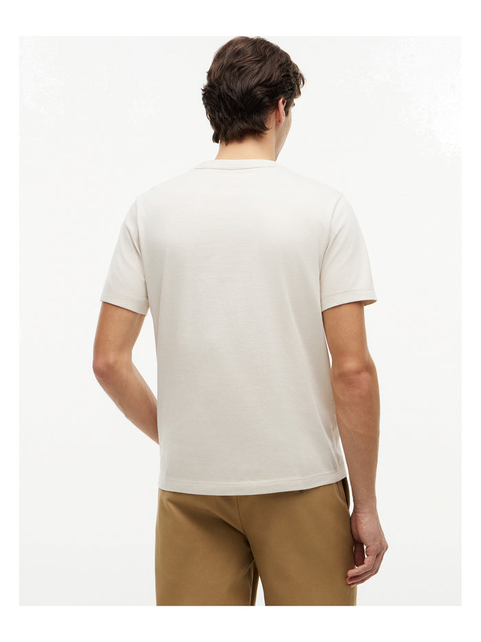 TOMMY HILFIGER Ess Seasonal Reg Fit Solid Tee Newsprint - image 5