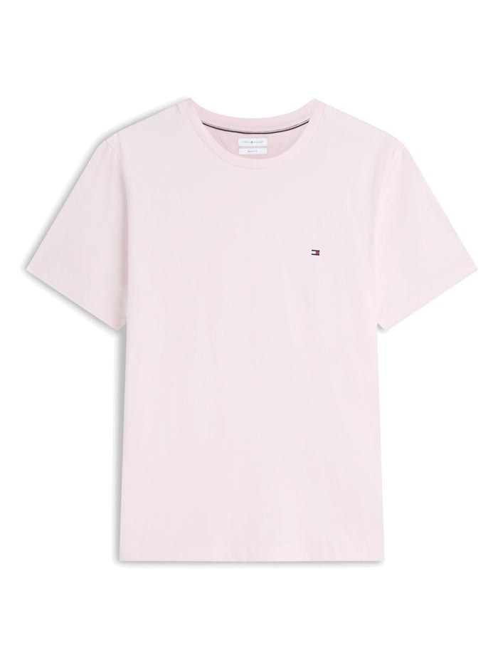 TOMMY HILFIGER Ess Seasonal Reg Fit Solid Tee Pink Lily - image 7