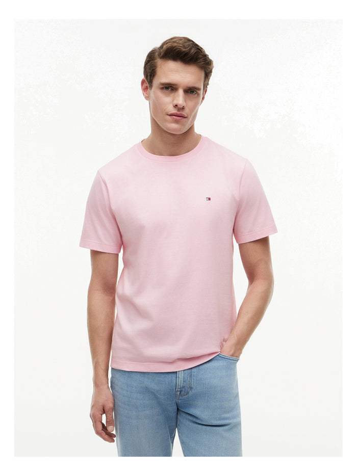 TOMMY HILFIGER Ess Seasonal Reg Fit Solid Tee Pink Lily - image 2