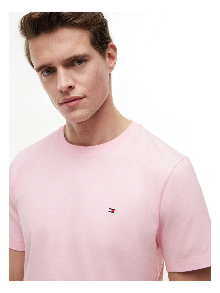 TOMMY HILFIGER Ess Seasonal Reg Fit Solid Tee Pink Lily - image 4
