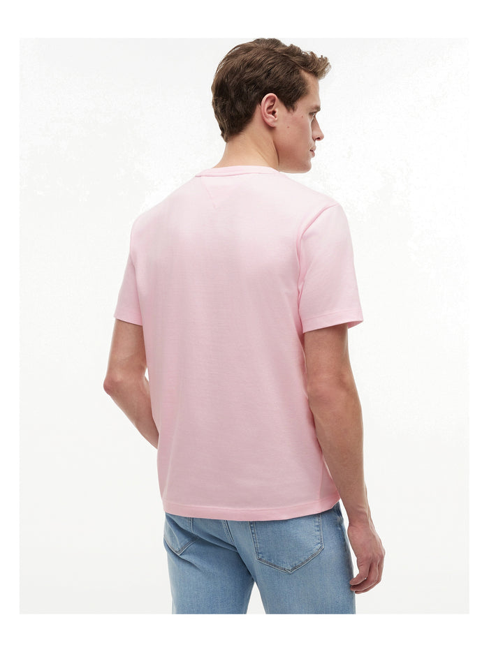 TOMMY HILFIGER Ess Seasonal Reg Fit Solid Tee Pink Lily - image 5