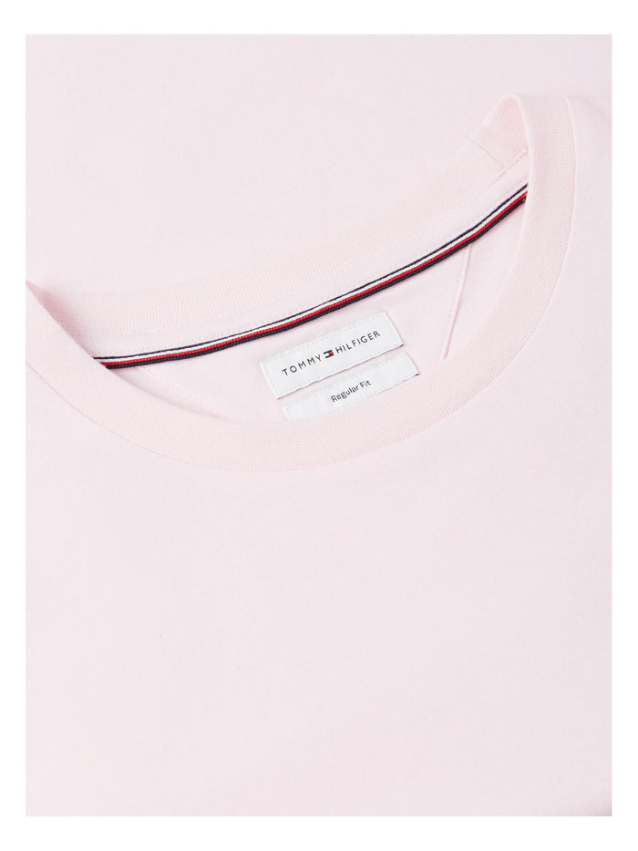TOMMY HILFIGER Ess Seasonal Reg Fit Solid Tee Pink Lily