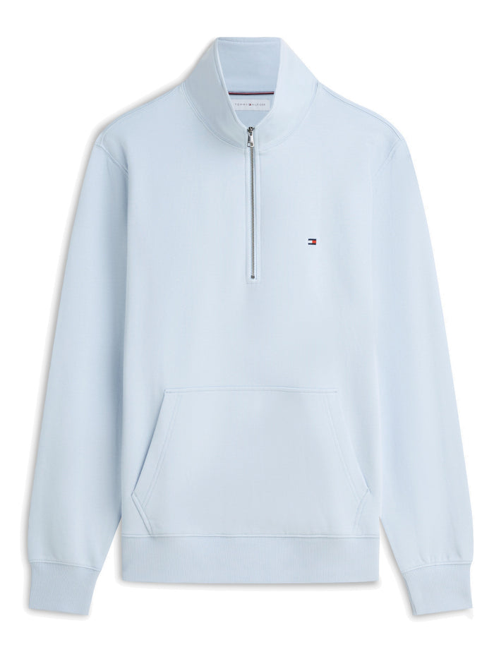 TOMMY HILFIGER Essential Terry New 1/4 Zip Breezy Blue - image 6