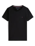 TOMMY HILFIGER Core Stretch Slim C-Neck Tee Black