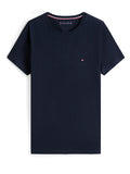 TOMMY HILFIGER Core Stretch Slim C-Neck Tee Desert Sky