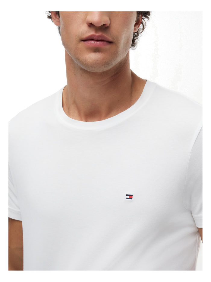 TOMMY HILFIGER Core Stretch Slim C-Neck Tee White - image 4