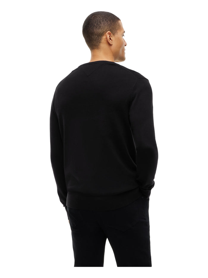 TOMMY HILFIGER Core Essential Cotton Crew Neck Black - image 5