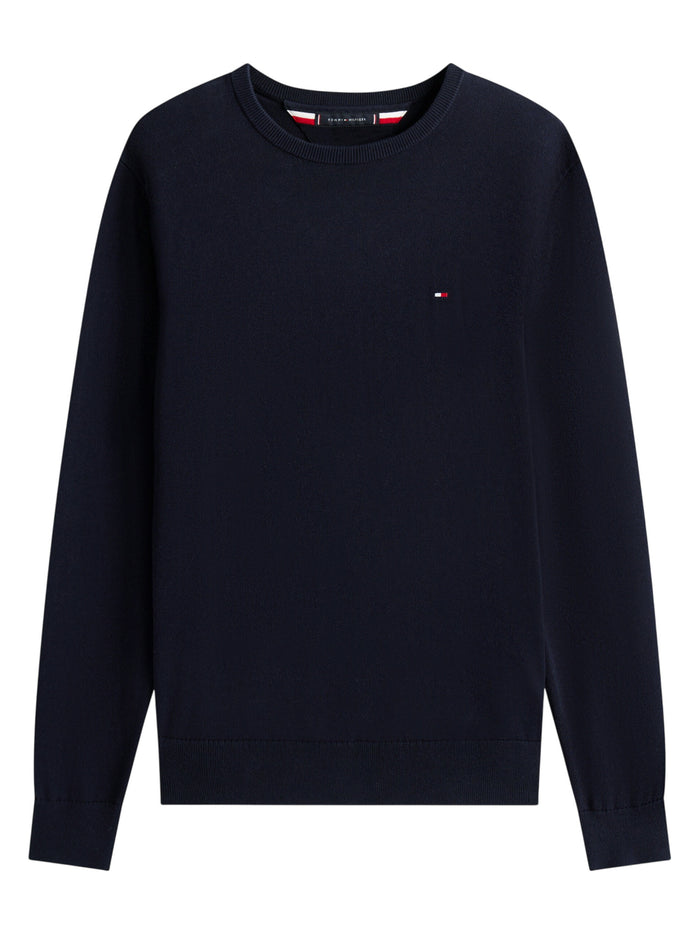TOMMY HILFIGER Core Essential Cotton Crew Neck Desert Sky