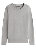 TOMMY HILFIGER Core Essential Cotton Crew Neck Medium Grey Heather