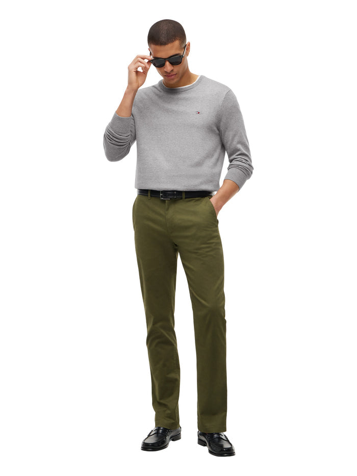 TOMMY HILFIGER Core Essential Cotton Crew Neck Medium Grey Heather - image 3