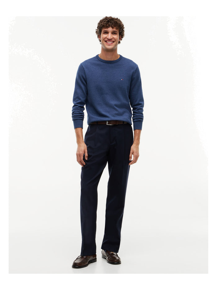 TOMMY HILFIGER Essential Ssnl Cotton Crew Neck Aegean Sea Heather - image 3