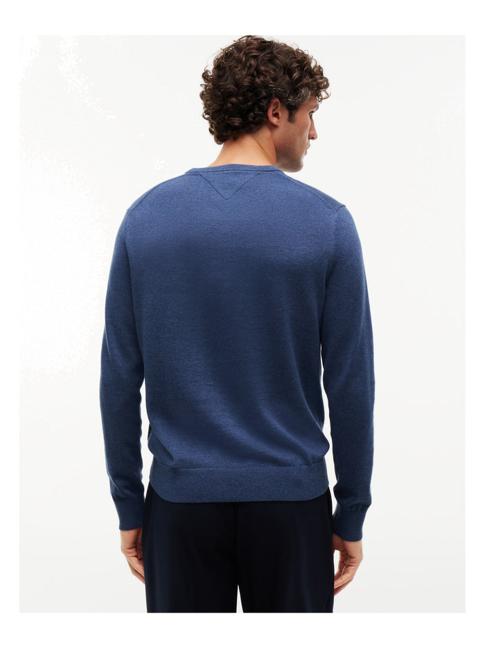TOMMY HILFIGER Essential Ssnl Cotton Crew Neck Aegean Sea Heather - image 5