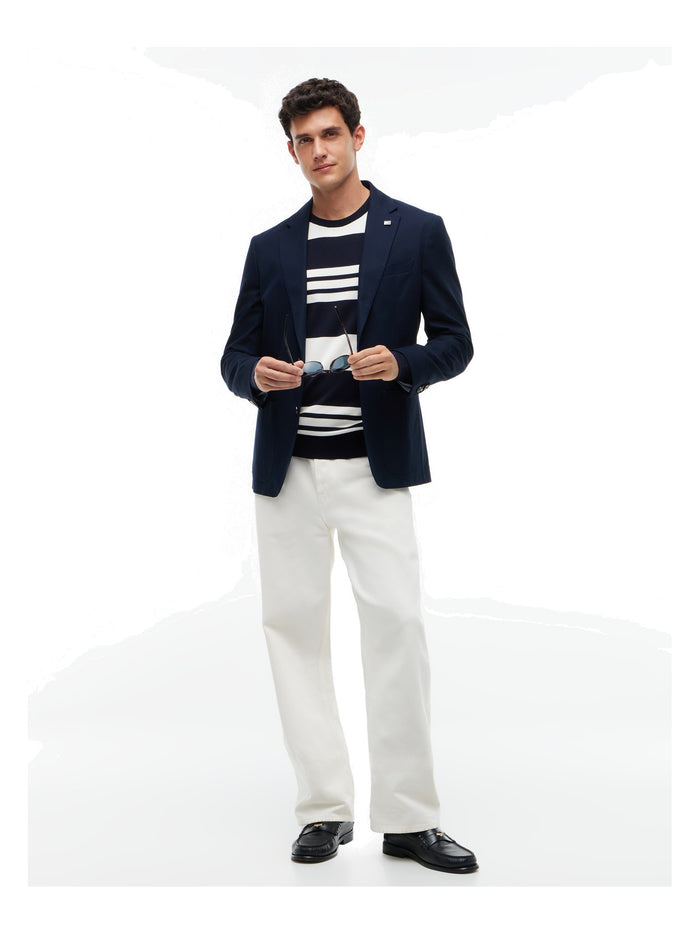 TOMMY HILFIGER Essential Ssnl Cotton Crew Neck Desert Sky/Ivory Petal - image 3