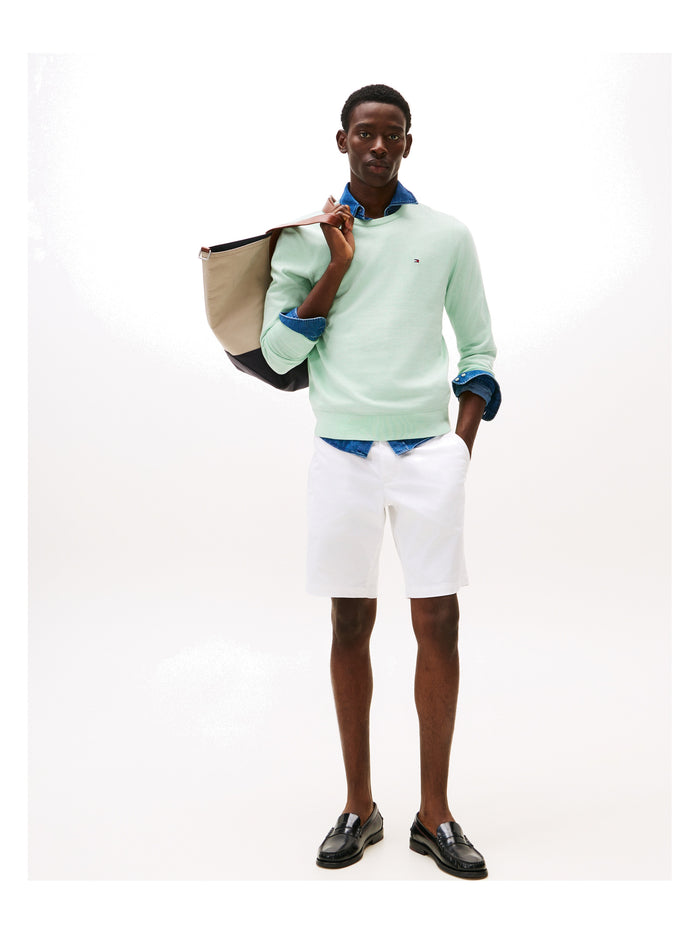 TOMMY HILFIGER Essential Ssnl Cotton Crew Neck Minty Essence Heather - image 4