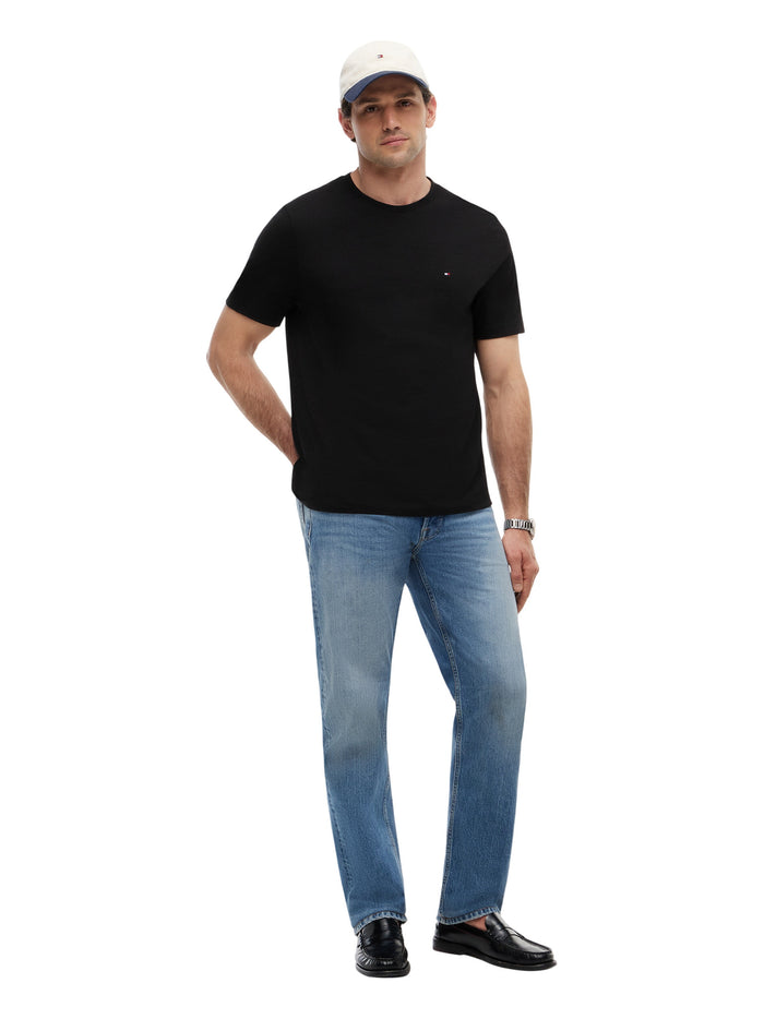 TOMMY HILFIGER Essential Reg Fit Solid Tee Black - image 3