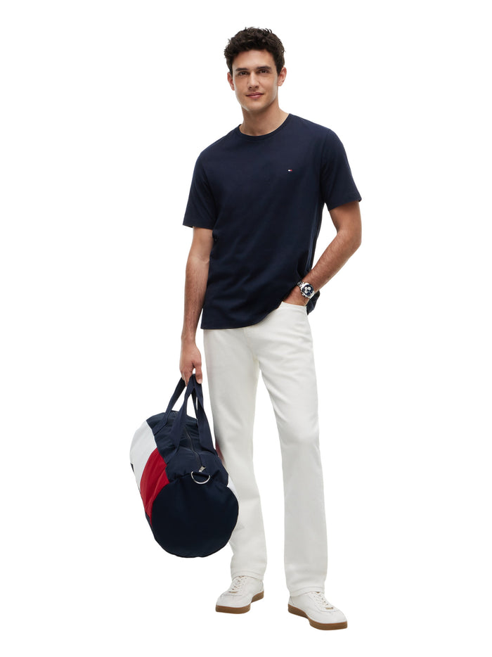 TOMMY HILFIGER Essential Reg Fit Solid Tee Navy Blue - image 3
