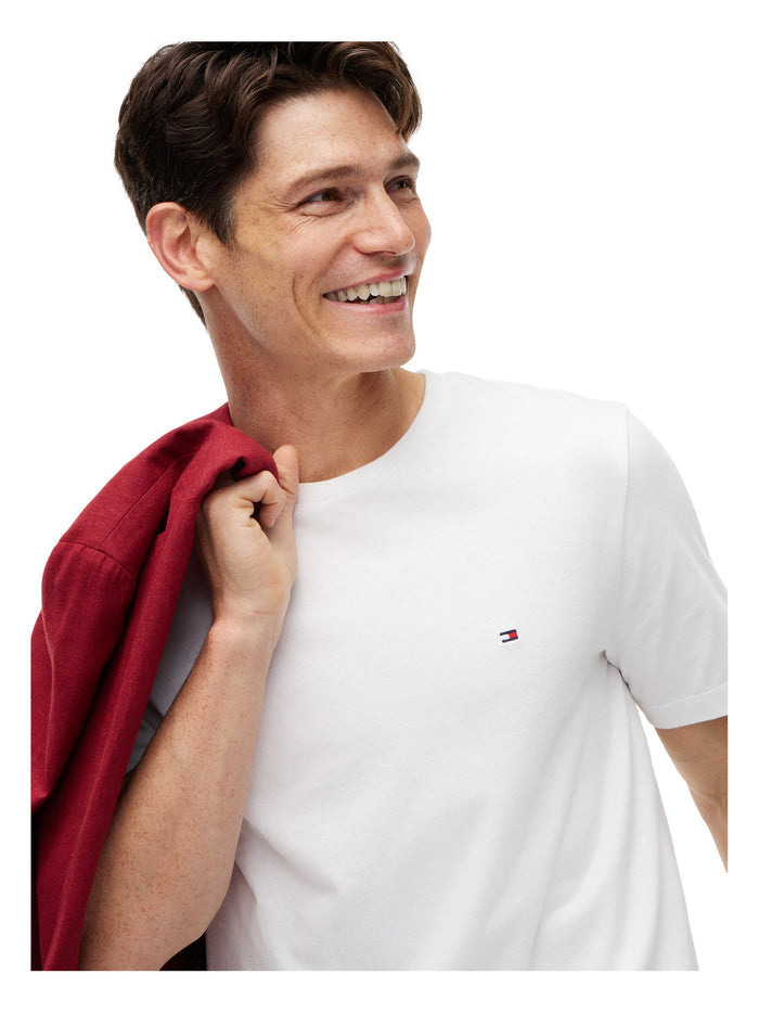 TOMMY HILFIGER Essential Reg Fit Solid Tee White - image 4