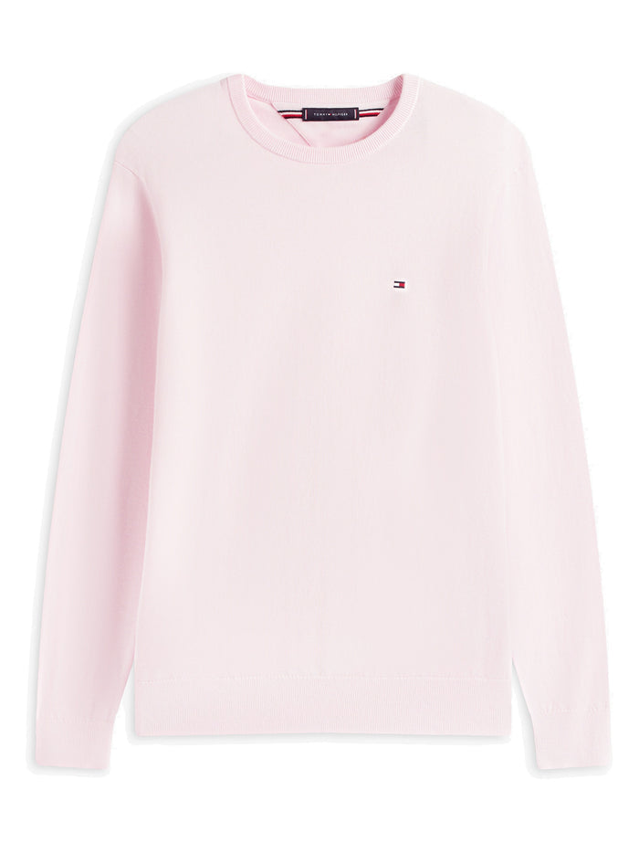 TOMMY HILFIGER Essential Ssnl Cotton Crew Neck Pink Lily