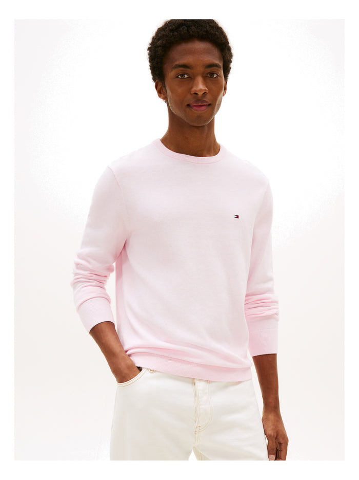 TOMMY HILFIGER Essential Ssnl Cotton Crew Neck Pink Lily - image 2