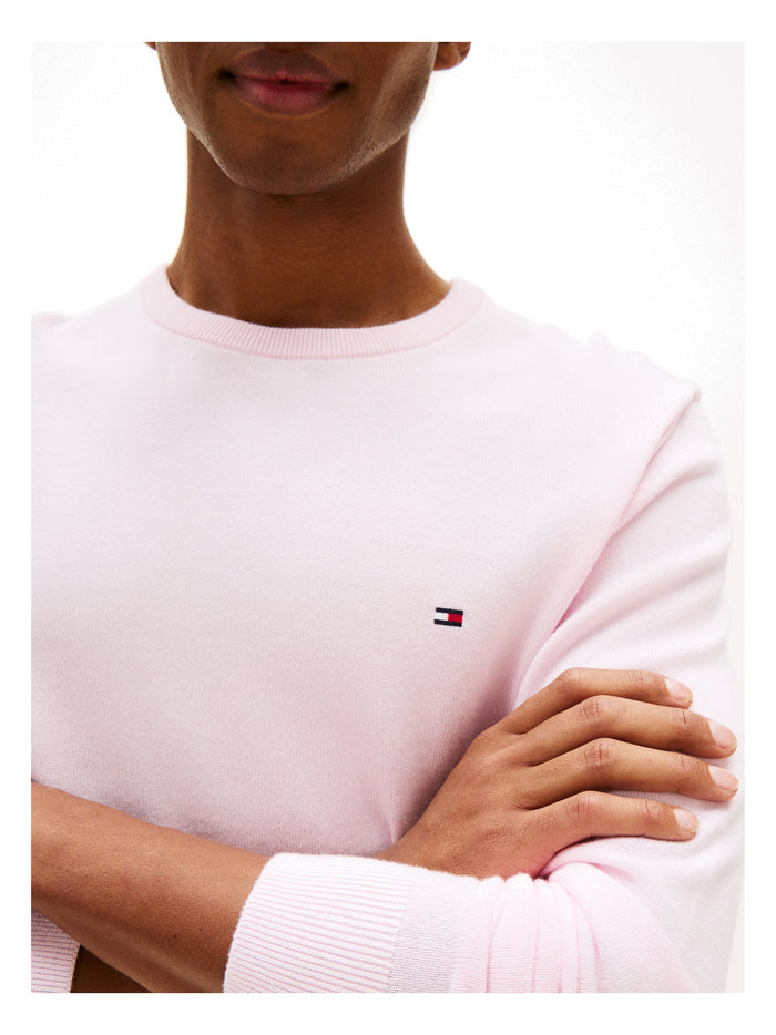 TOMMY HILFIGER Essential Ssnl Cotton Crew Neck Pink Lily - image 3