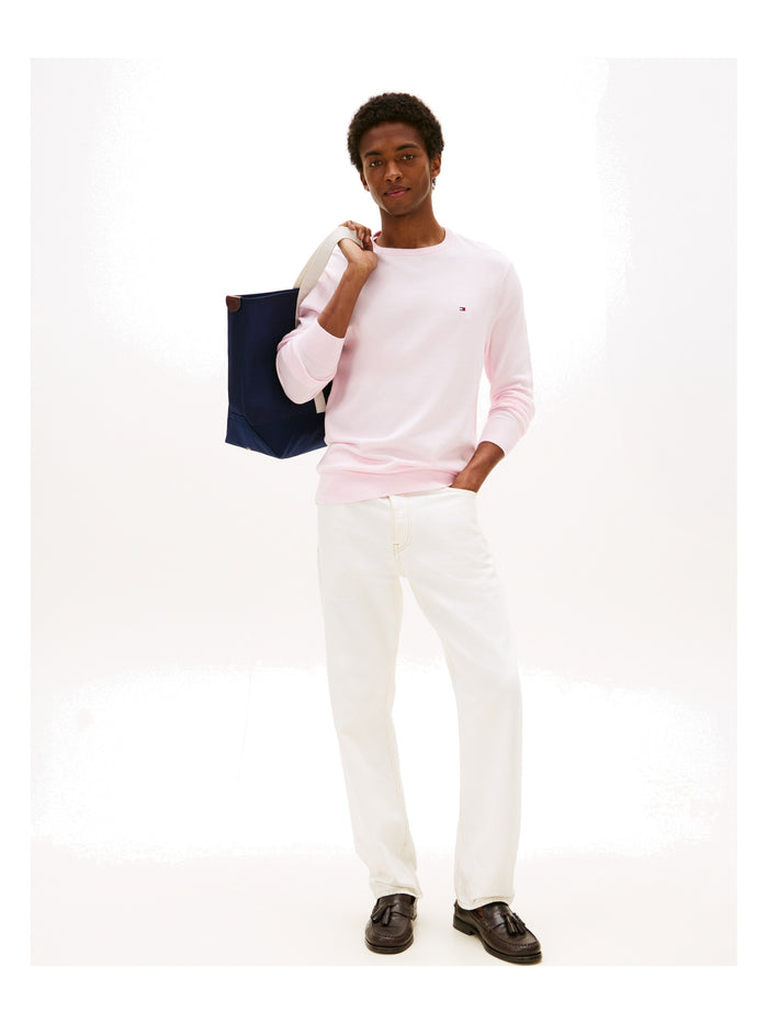 TOMMY HILFIGER Essential Ssnl Cotton Crew Neck Pink Lily - image 4