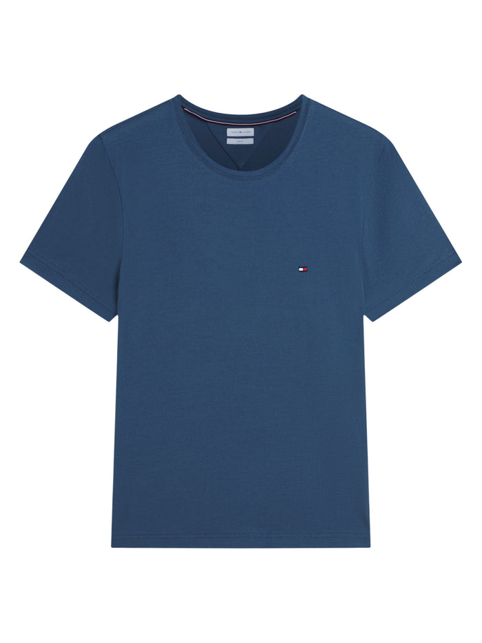 TOMMY HILFIGER Stretch Slim Fit Tee Aegean Sea - image 6