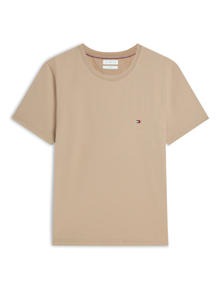 TOMMY HILFIGER Stretch Slim Fit Tee Batique Khaki - image 6