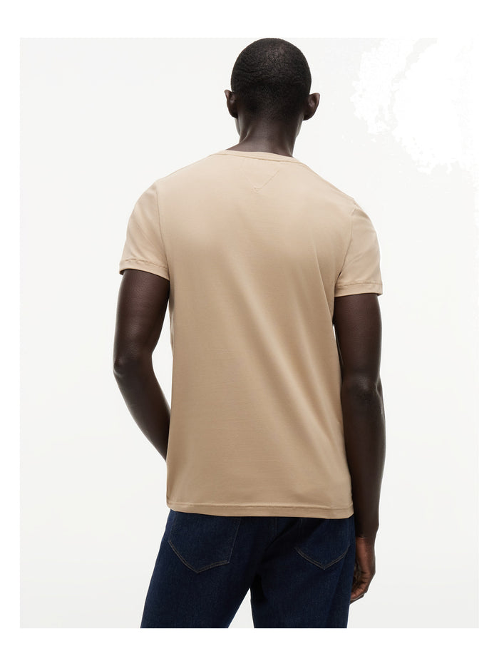 TOMMY HILFIGER Stretch Slim Fit Tee Batique Khaki - image 5