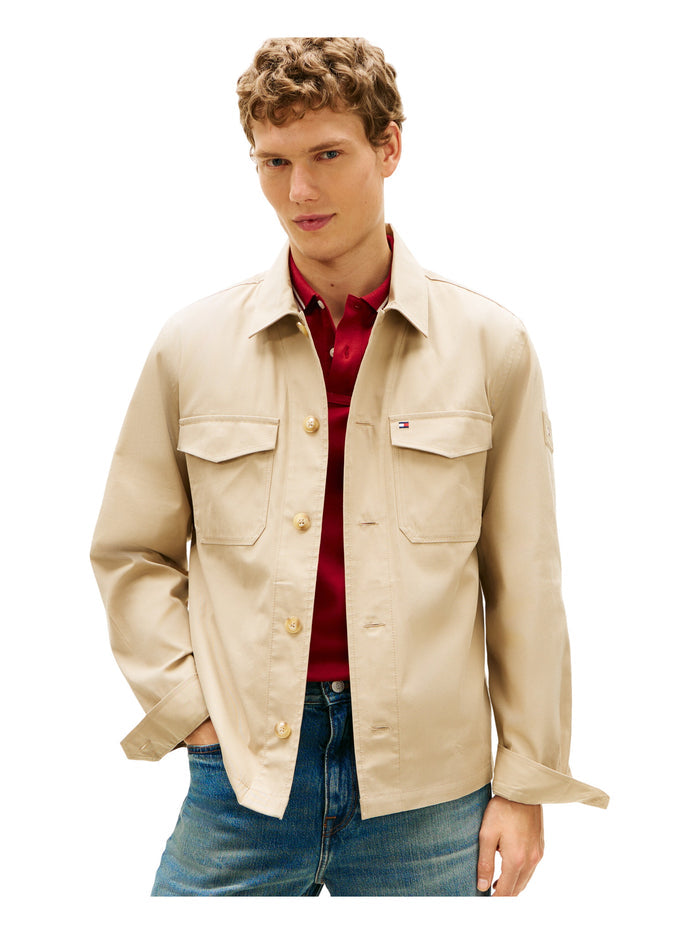 TOMMY HILFIGER Cotton Nylon Shirt Jacket Sandalwood - image 2