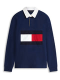 TOMMY HILFIGER Flag Rugby Carbon Navy
