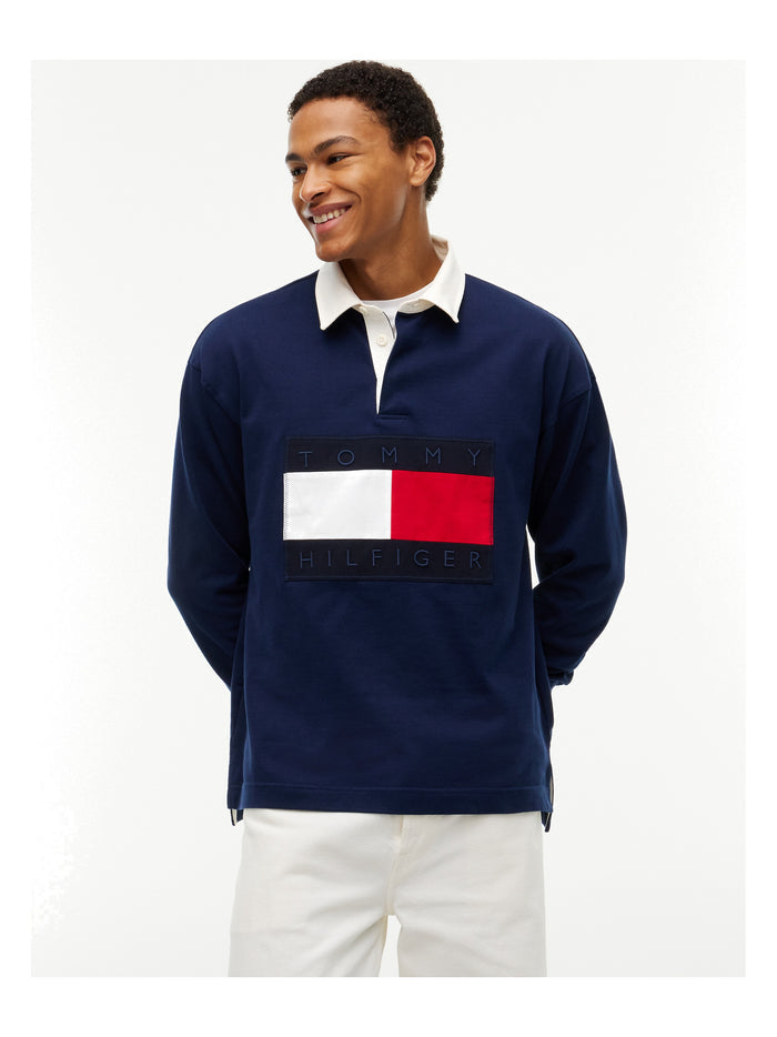 TOMMY HILFIGER Flag Rugby Carbon Navy - image 2
