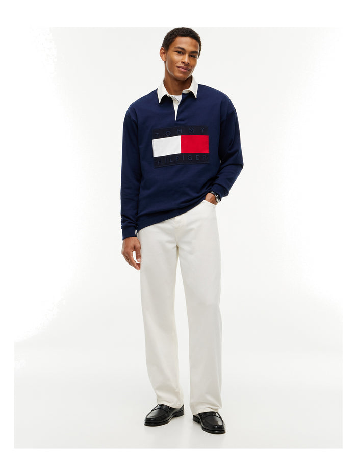 TOMMY HILFIGER Flag Rugby Carbon Navy - image 3