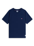 TOMMY HILFIGER Tommy Flag Elevated Tee Carbon Navy - image 6