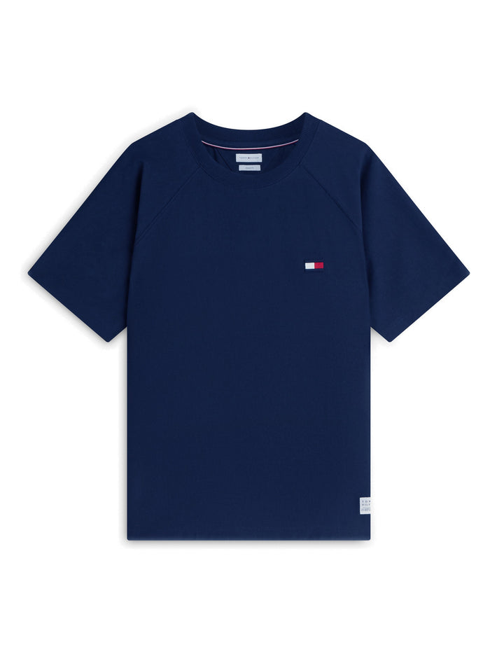 TOMMY HILFIGER Tommy Flag Elevated Tee Carbon Navy - image 6