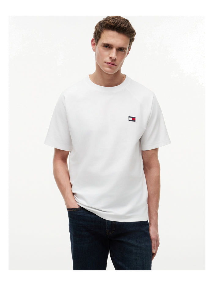 TOMMY HILFIGER Tommy Flag Elevated Tee White - image 2