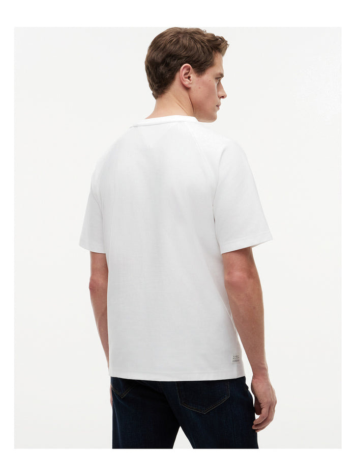 TOMMY HILFIGER Tommy Flag Elevated Tee White - image 5