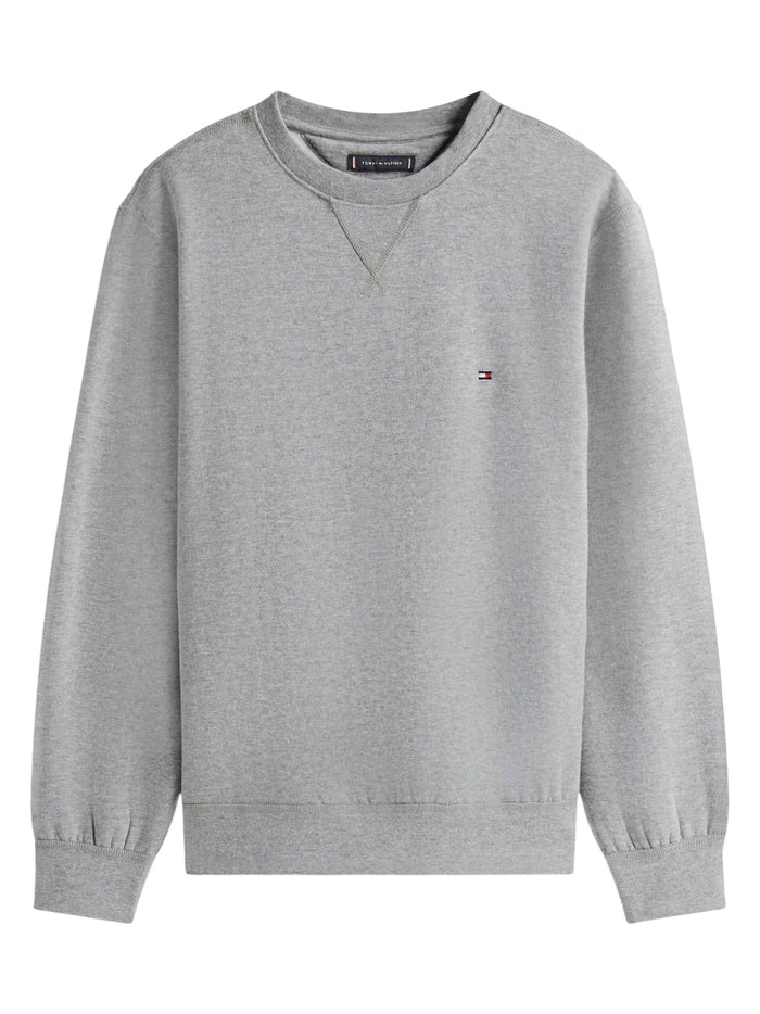 TOMMY HILFIGER Essential Fleece Crewneck Medium Grey Heather