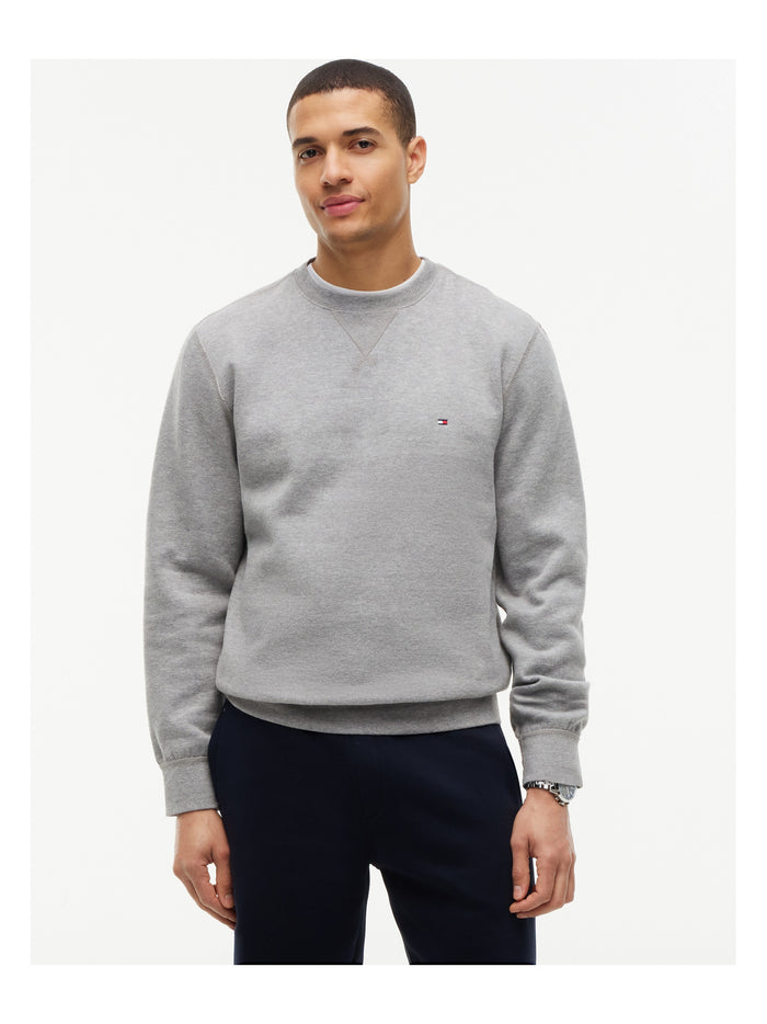 TOMMY HILFIGER Essential Fleece Crewneck Medium Grey Heather - image 2