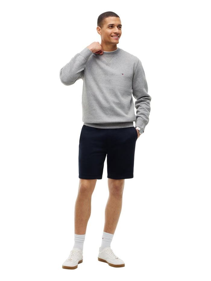 TOMMY HILFIGER Essential Fleece Crewneck Medium Grey Heather - image 3