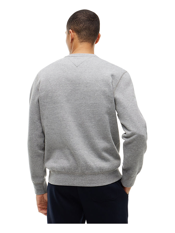 TOMMY HILFIGER Essential Fleece Crewneck Medium Grey Heather - image 5