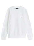 TOMMY HILFIGER Essential Fleece Crewneck White