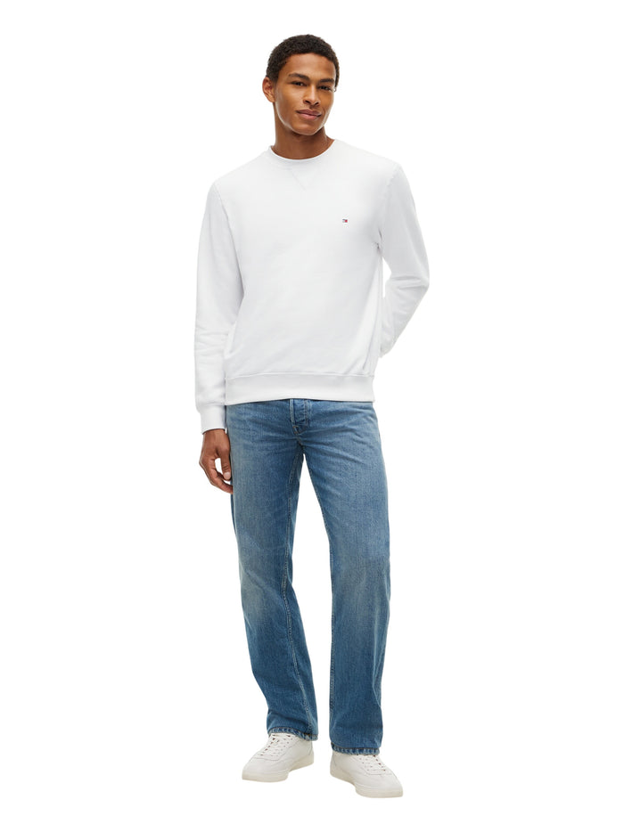TOMMY HILFIGER Essential Fleece Crewneck White - image 3