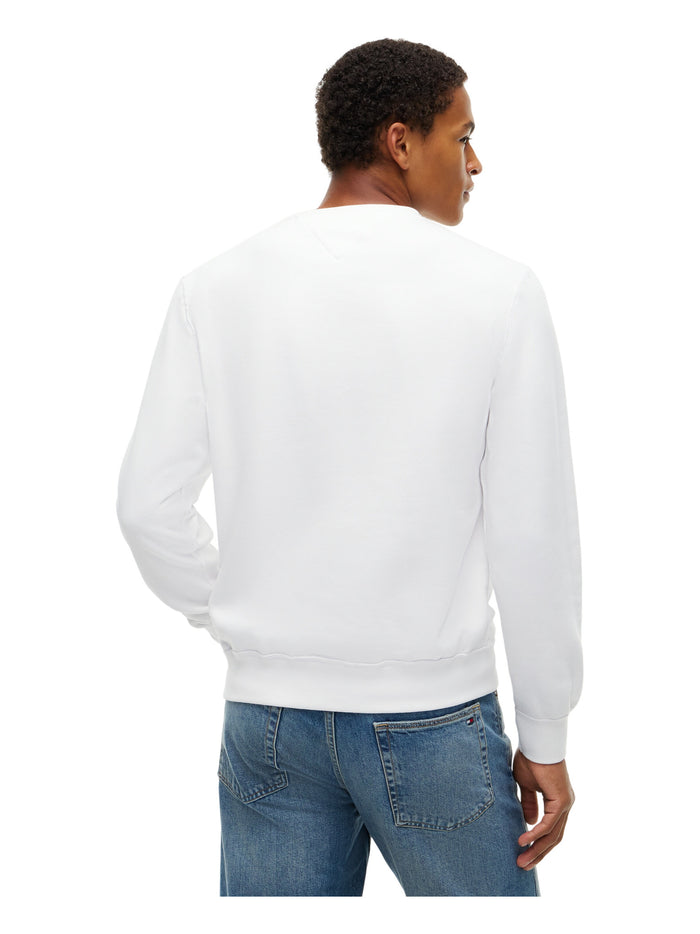 TOMMY HILFIGER Essential Fleece Crewneck White - image 6