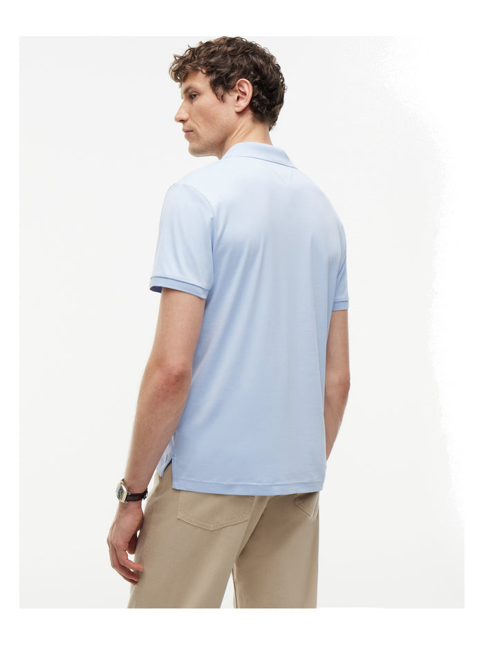 TOMMY HILFIGER Liquid Cotton Reg Seasonal Polo Breezy Blue - image 5