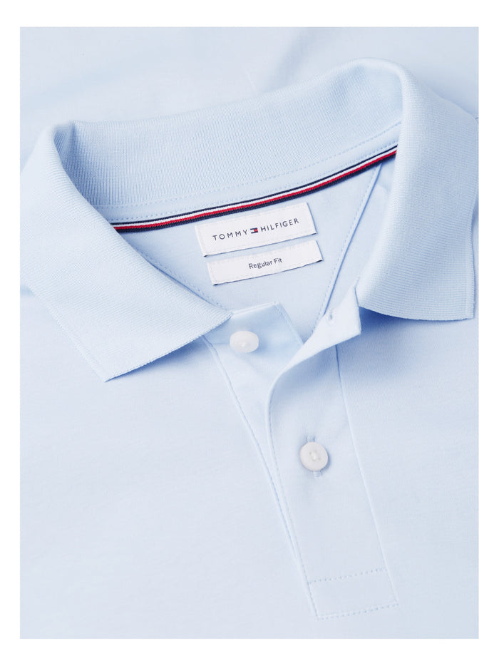 TOMMY HILFIGER Liquid Cotton Reg Seasonal Polo Breezy Blue