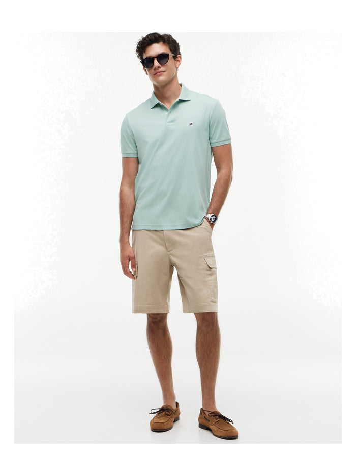 TOMMY HILFIGER Liquid Cotton Reg Seasonal Polo Crushed Mint - image 3