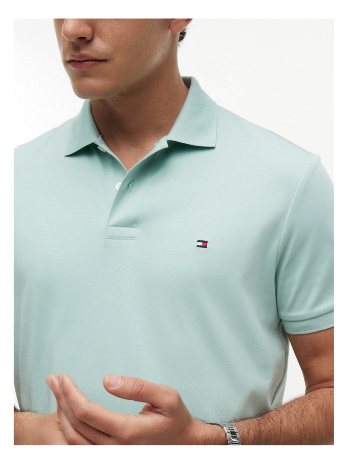 TOMMY HILFIGER Liquid Cotton Reg Seasonal Polo Crushed Mint - image 4